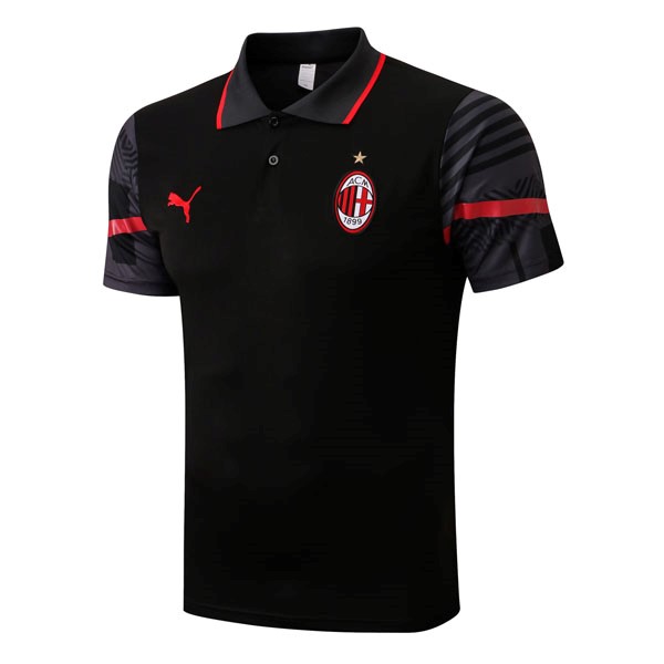 Polo AC Milan 2022-23 Schwarz